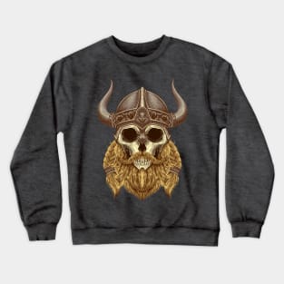 Viking skull head Crewneck Sweatshirt